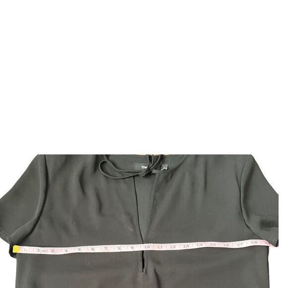 THEORY Antazie DT Drapey Crepe Short Shift Dress - Picture 7 of 10